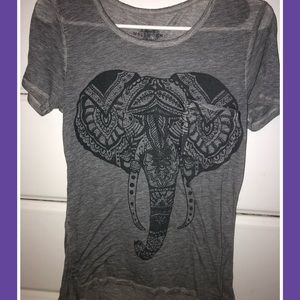 Grey Elephant Tee